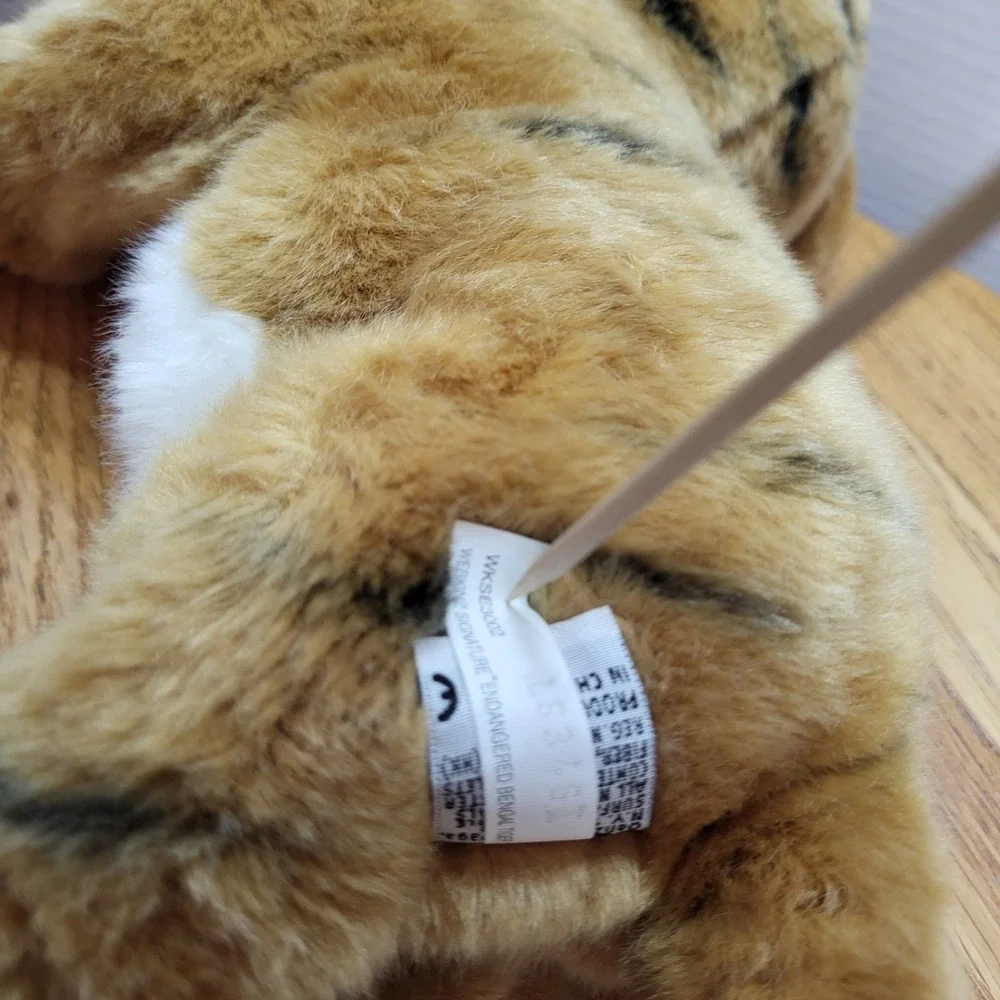 GANZ Webkinz Signature Endangered Bengal Tiger Plush Stuffed Animal No Code